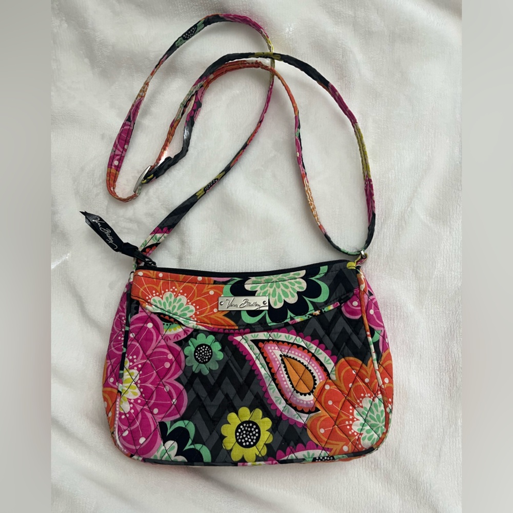 Vera Bradley Ziggy Zinnia Little Crossbody Purse